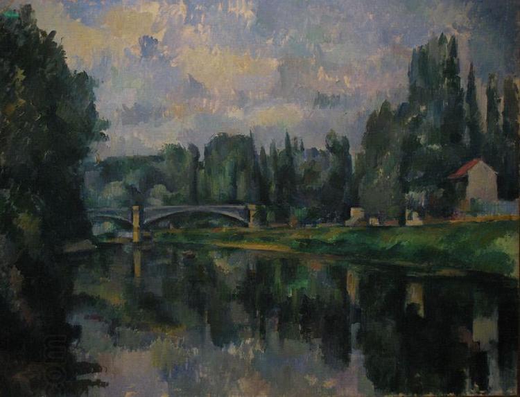 Paul Cezanne Bridge at Cereteil By Paul Cezanne oil painting picture